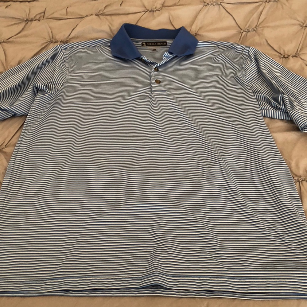 Pebble Beach Performance Mens Polo, Large